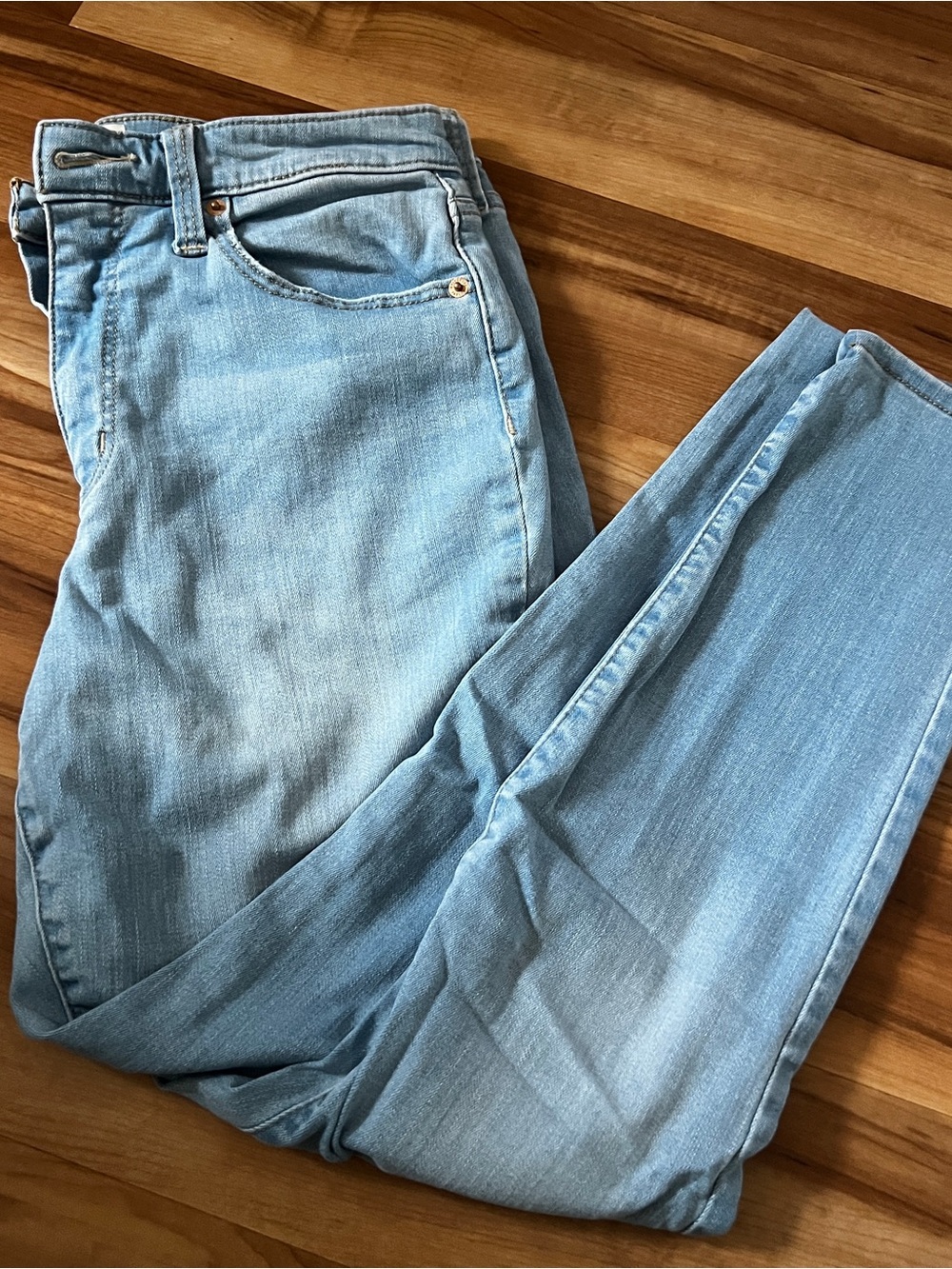 Universal Thread Light Blue Skinny High-Rise Jeans